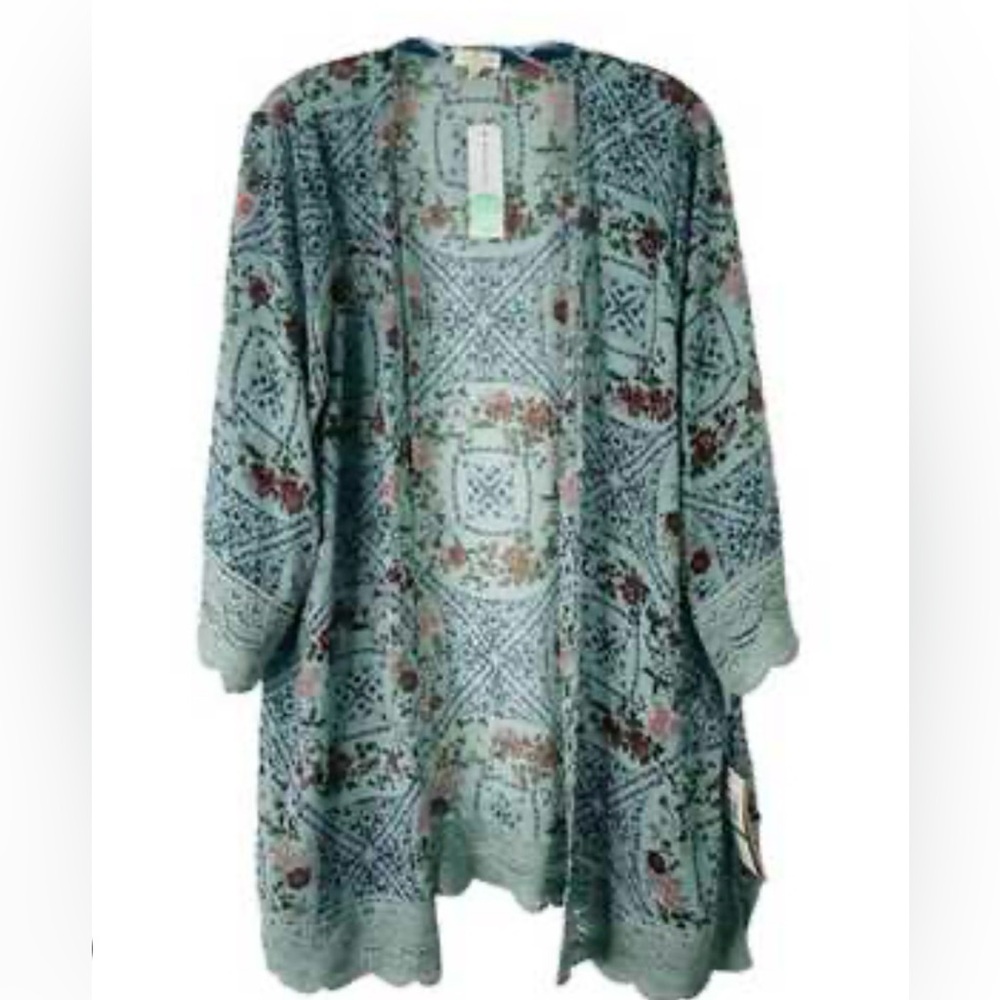 Floral Lace Kimono Wrap